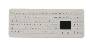 IP68 αδιάβροχα λαστιχένια πληκτρολόγια ιατρικού βαθμού υπολογιστών γραφείου με το touchpad με USB