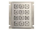 Η επιτροπή μητρών τράπεζας ATM τοποθετεί το αριθμητικό πληκτρολόγιο IP67 εκτίμησε το ανοξείδωτο μετάλλων 12 κλειδιών